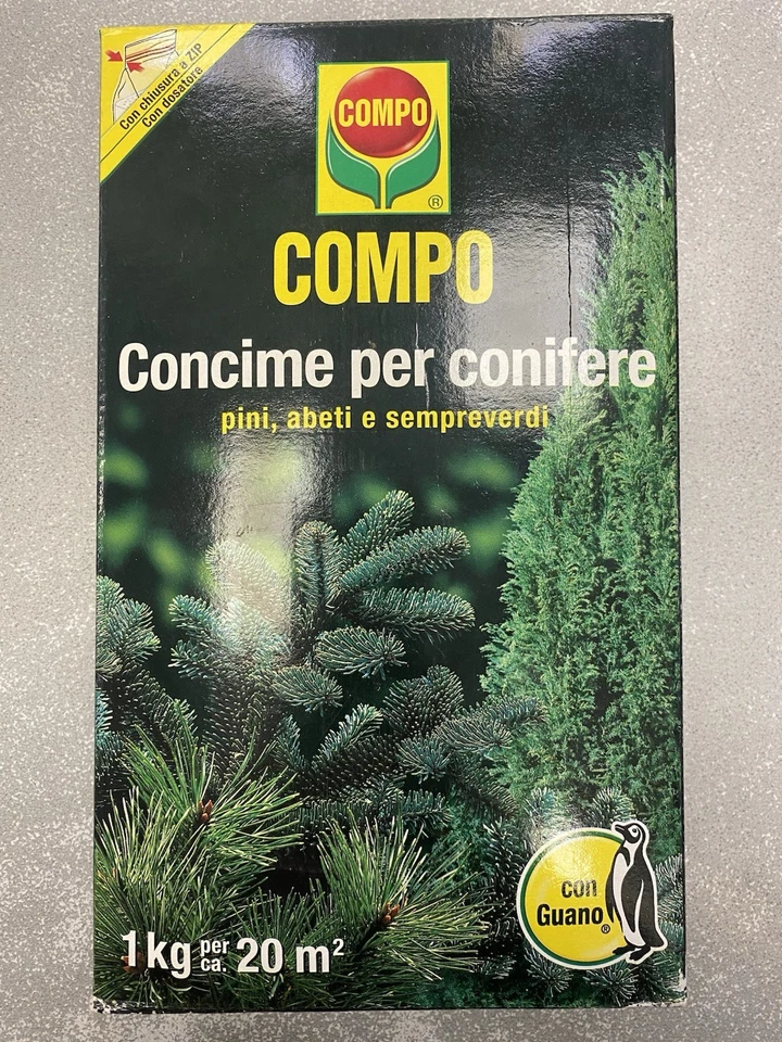 CONCIME COMPO PER CONIFERE PINI ABETI E SEMPREVERDI KG 1 - Immagine 2 di 4