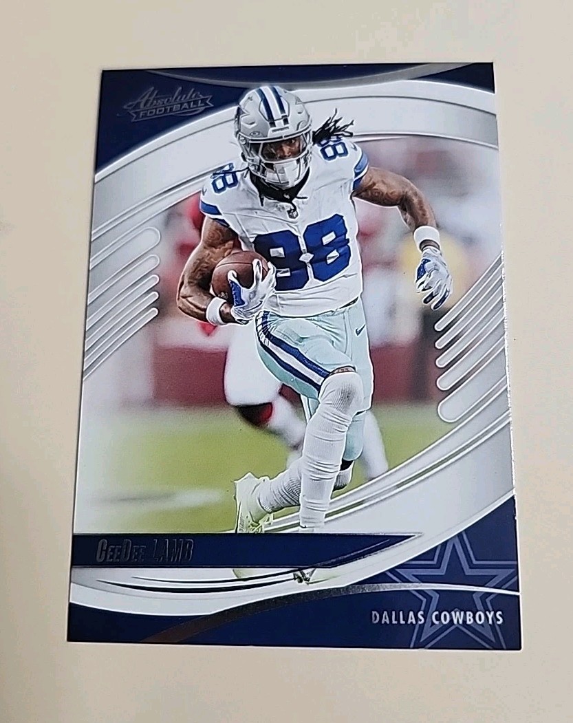 2025 Panini Absolute - CeeDee Lamb #29 Blue & White 