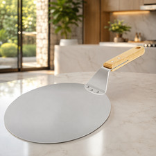 Pelle à Pizza 10 Pouces Inox Antiadhésive pour Four et Pâtisserie