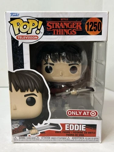 Funko Pop! Television Stranger Things EDDIE Target Exclusive #1250 NIB