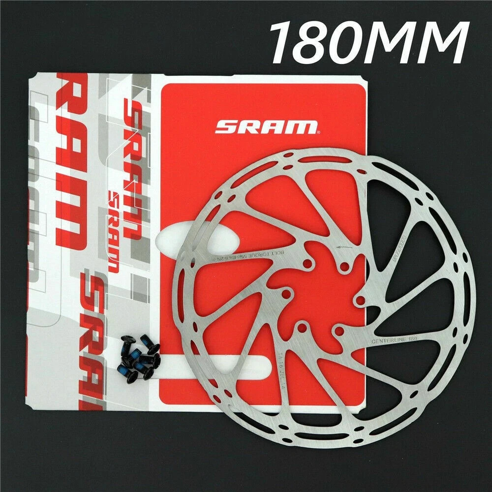 SRAM Avid Centerline Disc Brake Rotor 180mm 6-Bolt for MTB & Road Bikes