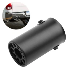 Black Stainless Steel Car Exhaust Tip Tail Pipe 2.5" Inlet Universal Muffler End