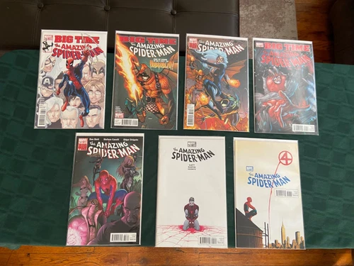 Amazing Spider-Man #648,649,651, 652, 653, 655, 657, Lot Of 7 NM+M