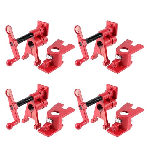 2X 3/4" Wood Gluing Pipe Clamp PRO Woodworking Vice Tools Wide Surface Protect - Picture 3 of 13