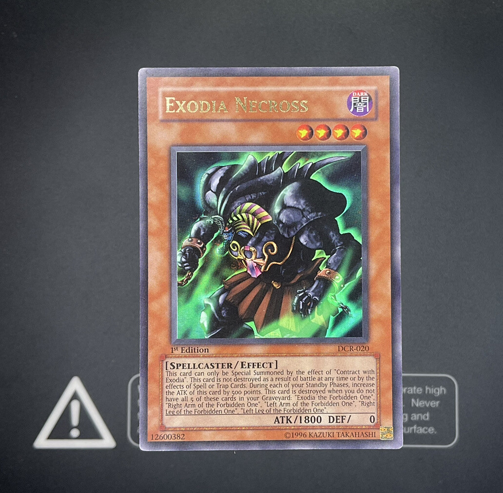 yugioh card exodia necross Yu-Gi-Oh! TCG Exodia Necross Dark Crisis DCR-020 1st Edition Ultra Rare