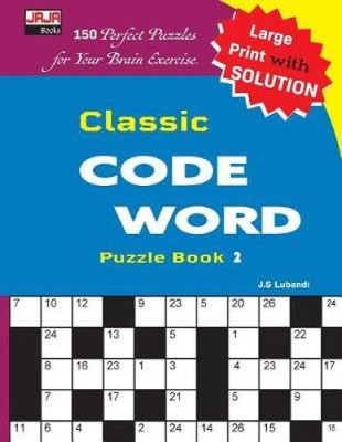 Klassisches Code Word Rätselbuch (150 perfekte Rätsel für Gehirnübungen.)