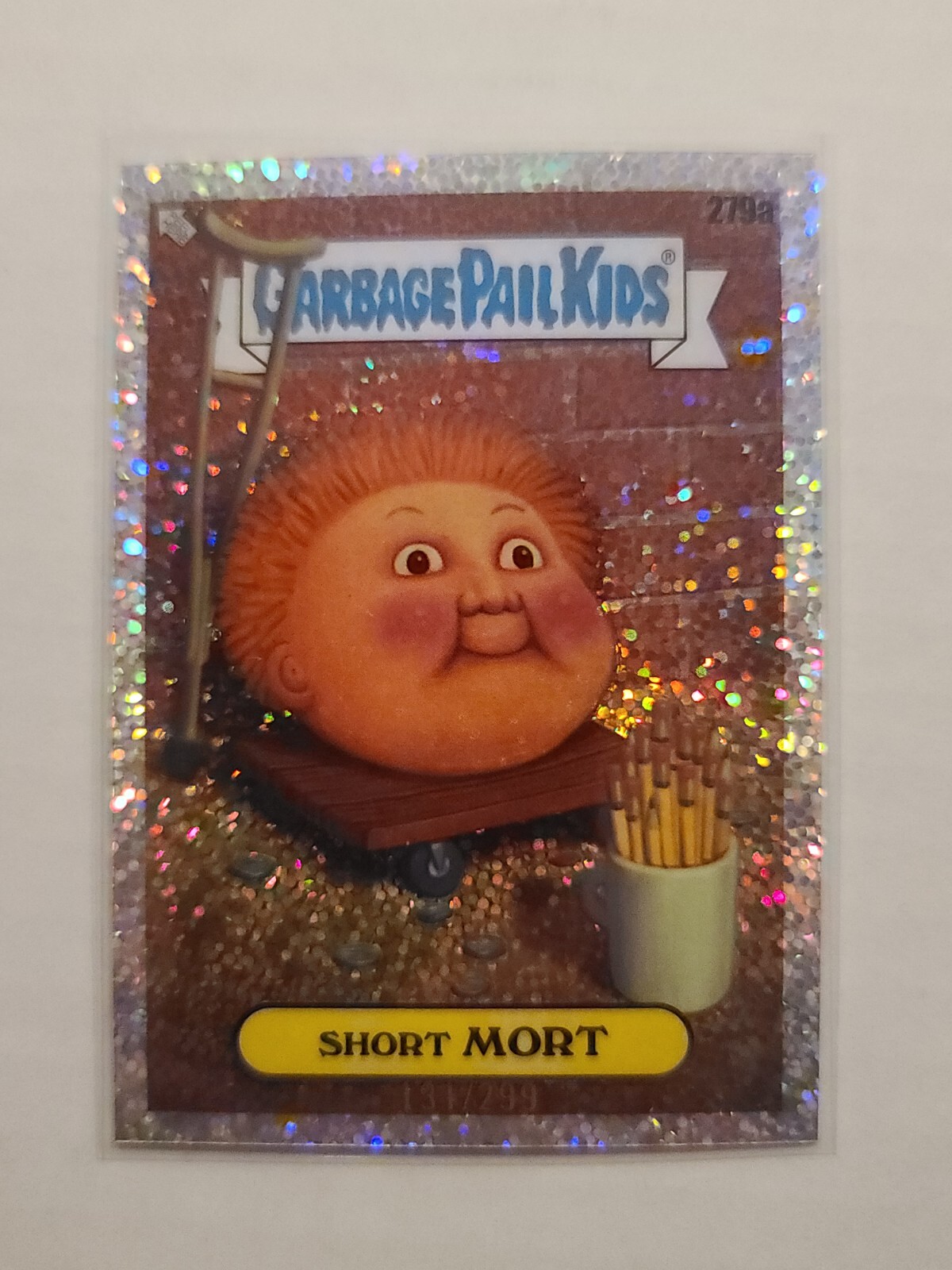 2024 Topps Chrome Garbage Pail Kids Short MORT #279a Speckle Refractor 131/299