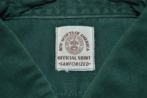 vintage 50s BOY SCOUTS EXPLORER BSA ROCK ISLAND 214 WISAKA 170 UNIFORM SHIRT M - Picture 6 of 6