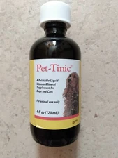 Pet-Tinic Liquid Vitamin Mineral supplement for Dogs and Cats 4oz