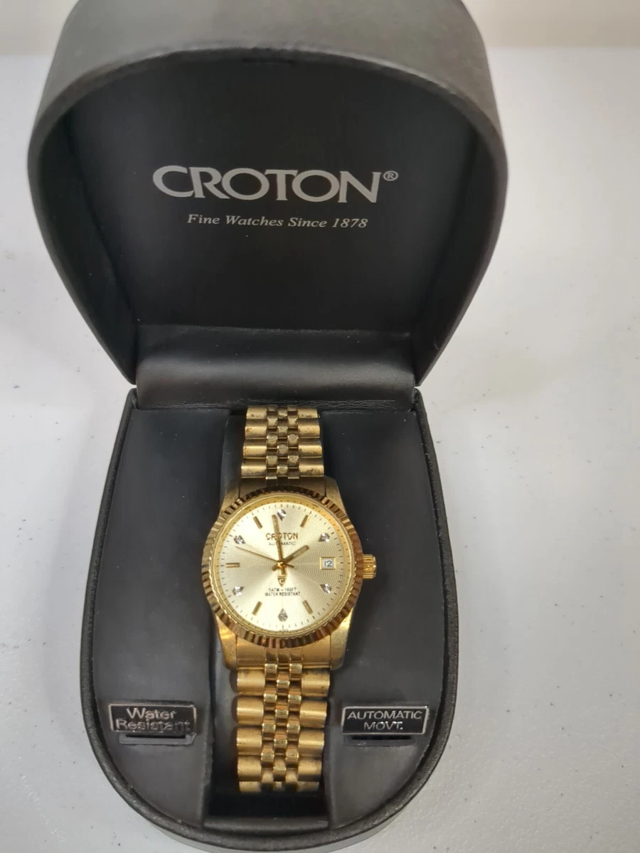 Croton automatic deals diamond watch