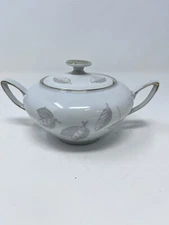 Bavaria Germany Sugar Bowl W/lid Winterling Vintage