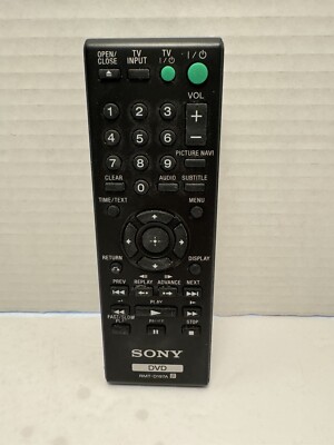SONY RMT-D197A DVP-SR200P  DVP-NS710H/B DVD Remote Control Genuine OEM Original.