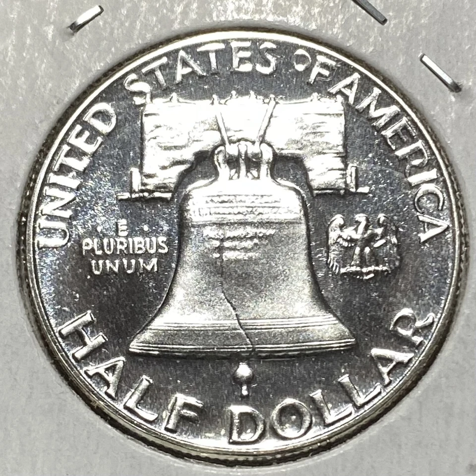 1956 Type 1 Franklin Half Dollar GEM PROOF E612 - Image 2 of 2