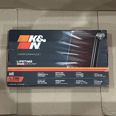 K&N 33-2395 Filtri Aria Sostitutivi Auto, Lavabile e