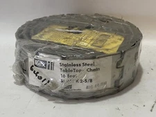 Rexnord SS 815K 2-5/8" Tabletop Chain  10 Ft