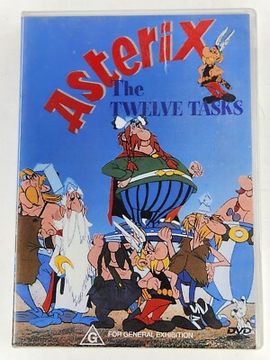 Asterix - The Twelve Tasks region 4 DVD (1976 animated family movie)