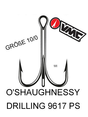 VMC O´ SHAUGHNESSY Drilling 9617 PS  Perma-Stahl versch. Größen für Pilker