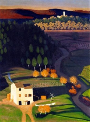 Felix Vallotton First Rays 1921 Modern Landscape Art French Post-Impressionism