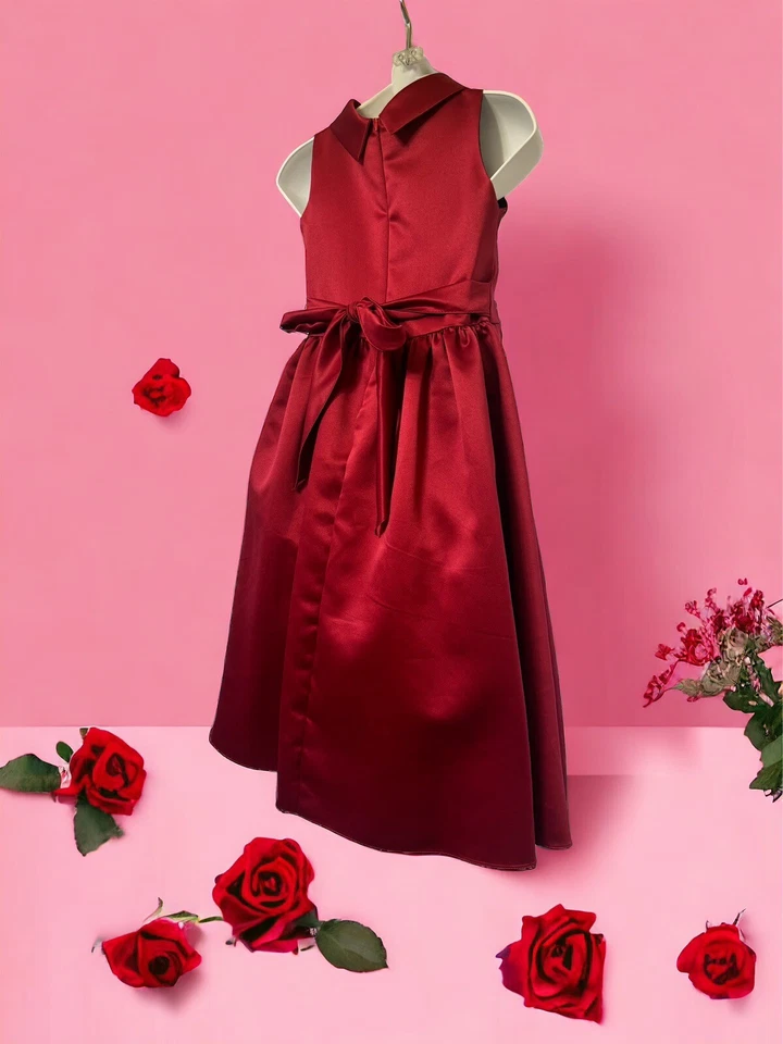 Cinderella Couture Little Girls Red/Berry  Party Special Occasion Dress Size 10 - Image 2 of 4