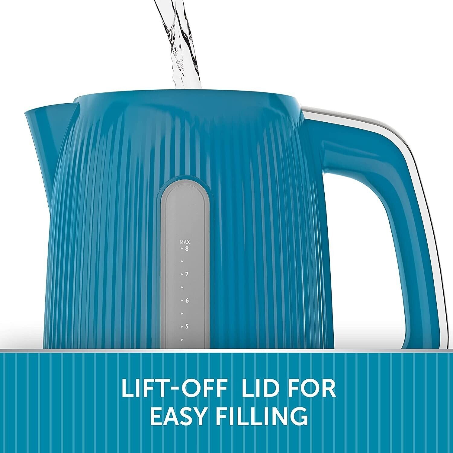 Breville Bold Electric 1.7L Jug Kettle 3kW Fast Boil in Blue VKT226