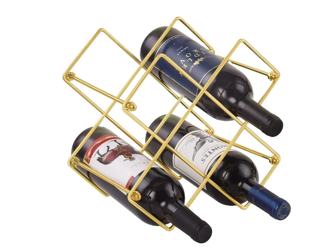 White Prateleiras de Vinho e Porta-Garrafas