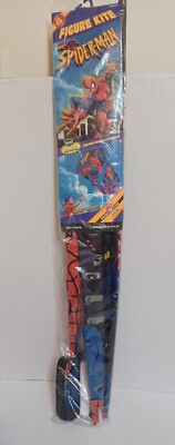 Vintage 1997 Spiderman 48  Superflyer Kite Handle Flying Line DC Toy Biz NEW