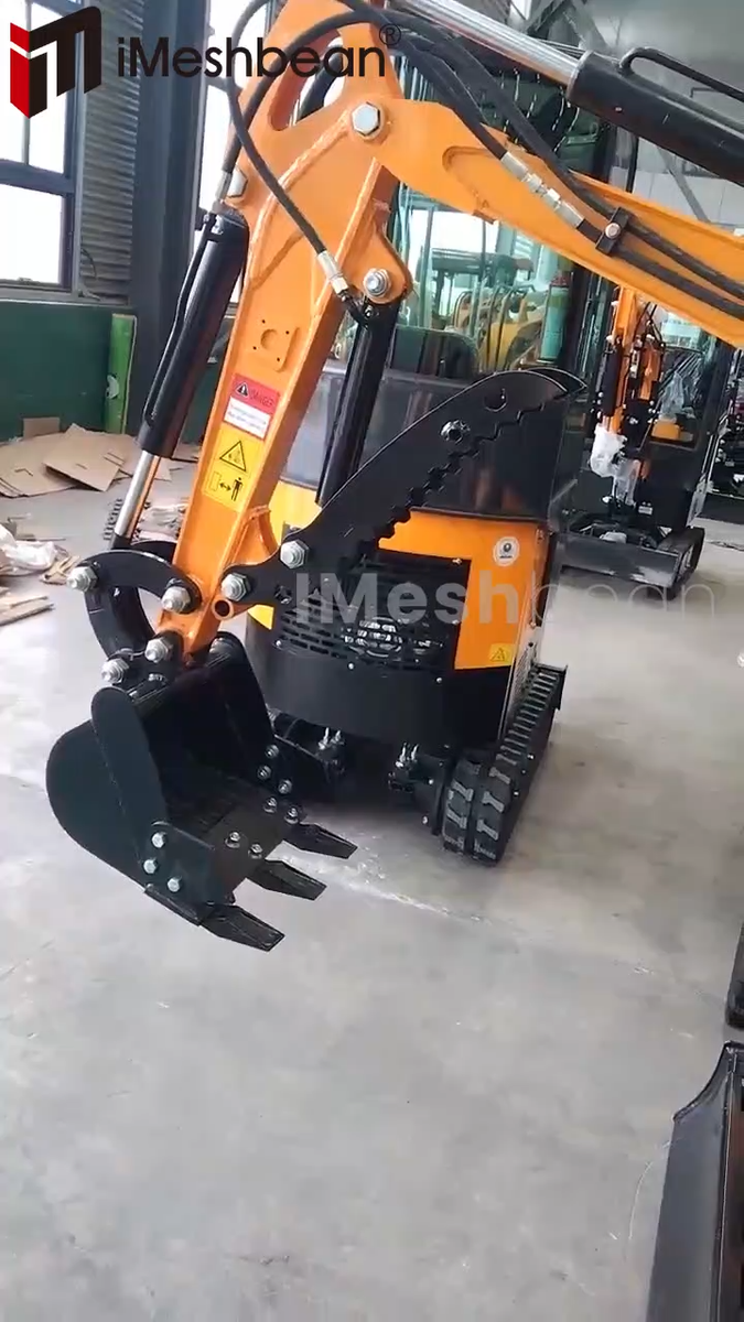 BBTEQEKN Hydraulic Thumb For Mini Excavators Up To 3 Tons - 3-Hole L-Shaped Bracket Attachment With Hoses - View #7