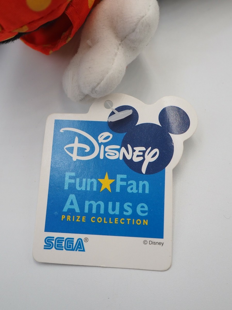 Minnie Mouse Mickey B1401 Disney SEGA Fun Fan Amuse Plush 6
