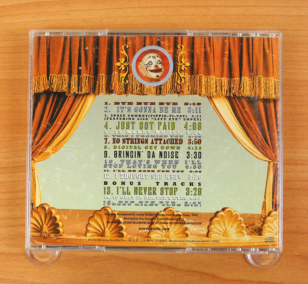 NSYNC - No Strings Attached CD (Japan 2000 Jive) ZJCI-10001 NSYNC - No Strings Attached CD (Japan 2000 Jive) ZJCI-10001