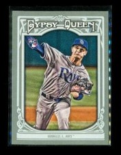 2013 TOPPS GYPSY QUEEN Rookie Baseball Card #98 JAKE ODORIZZI Tampa Bay Rays