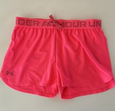 Under Armour Big Girls Shorts Pink Size L