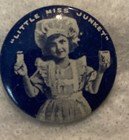 Vintage Little Miss Junket Collector Pin Bastian Bros 1930’s — photo 1