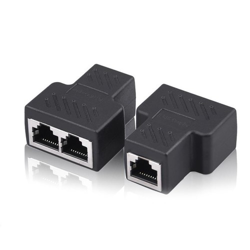 1/2x RJ45 Y adaptateur réseau LAN 1 à 2 câble séparateur Cat7 DE A5W7 - Photo 9/15