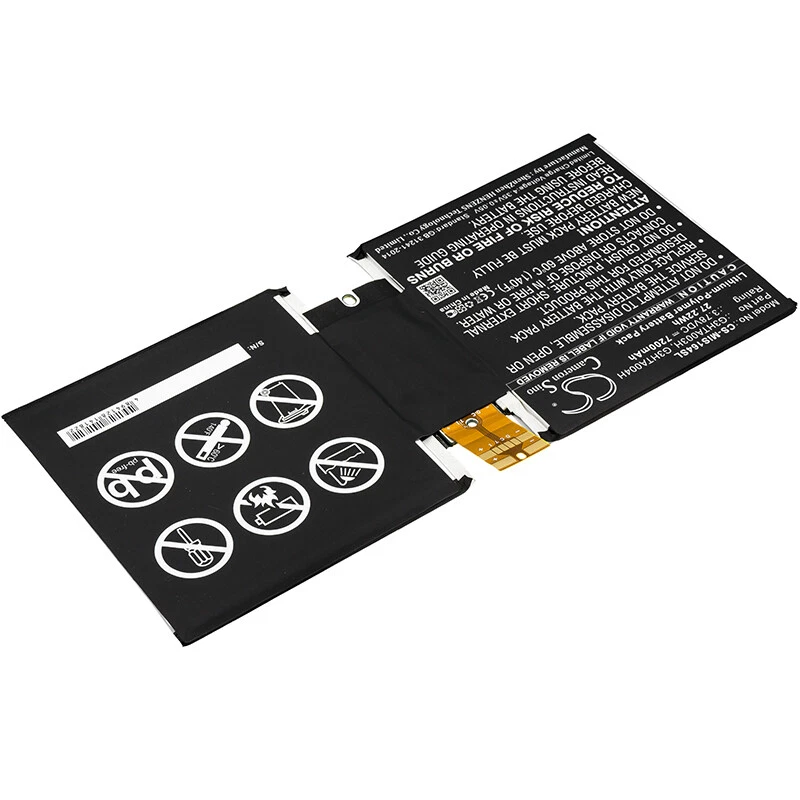 7200mAh Battery for Microsoft MSK-1645,Surface 3 10.8",Surface 3 1645 G3HTA004H - Image 2 of 4