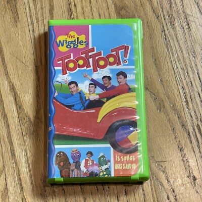 The Wiggles: Toot Toot VHS Video Movie Original Cast 18 Songs Greg