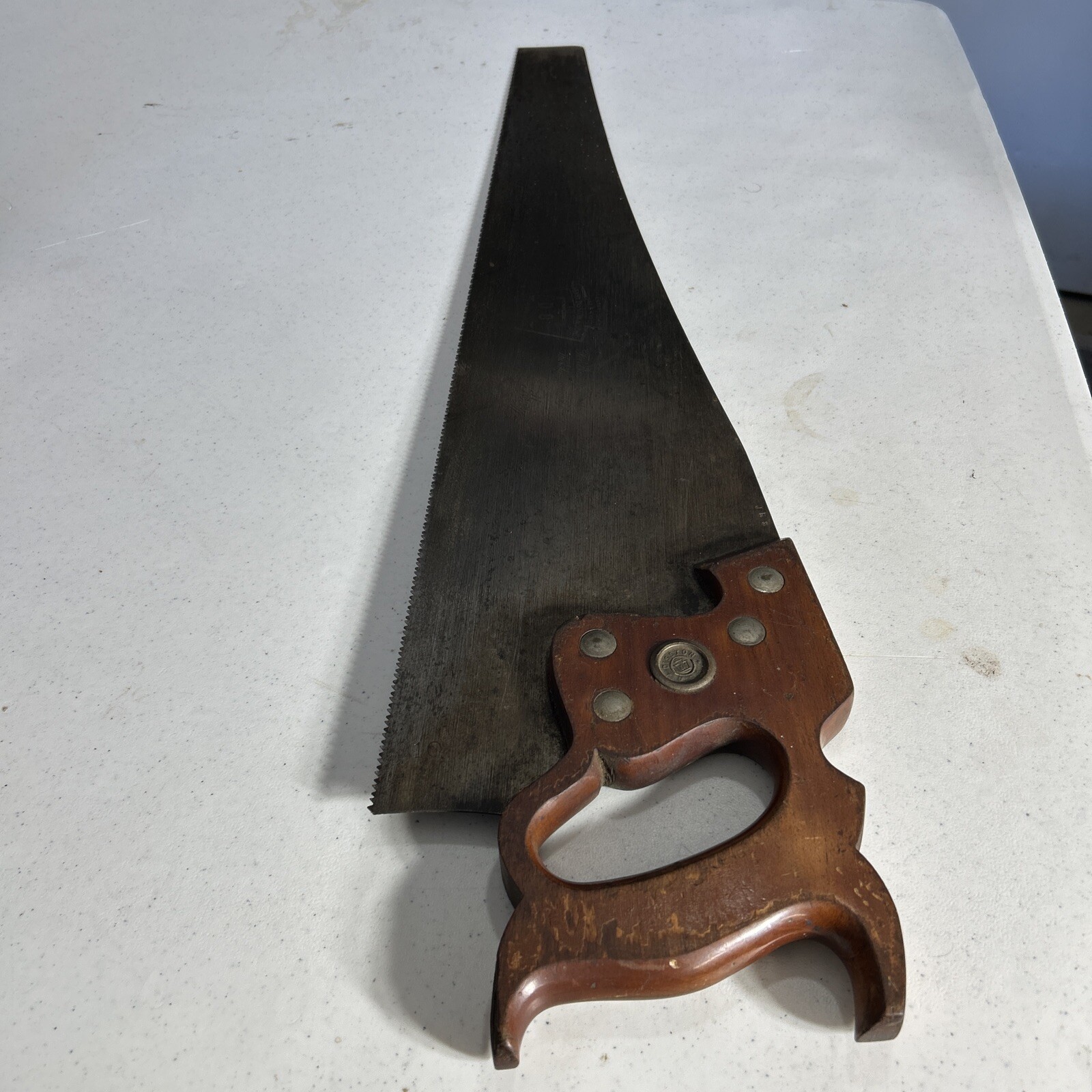 disston hand saw vintage Woodworking Used 26” Blade eBay
