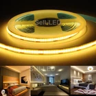 5M Warm White 320COB LED Strip DC12V High Density LED strip Lights Flexible Tape