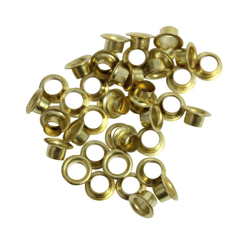 Set Pinza Occhiellatrice Con 100 Occhielli Argento - Per Pelle, Tessuti, Teloni, Facile Da Usare Con Guida Regolabile - Foto 3