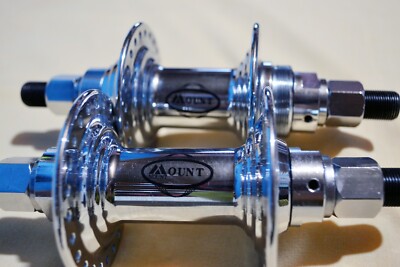 MOUNT BMX HUBS SET REAR FRONT 48 Holes Silver | eBay