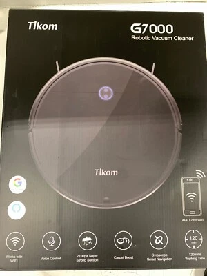 Tikom G7000 Robotic Vacuum Cleaner - Black (25-25)