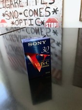 New Sony VHS-C Premium Grade 30 Minute Tape
