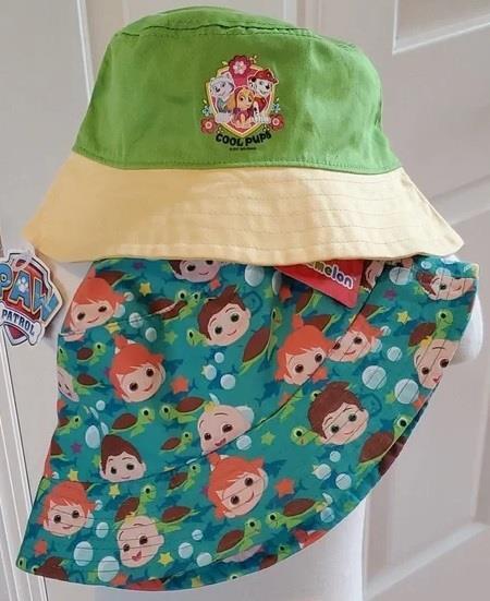 Lot of Toddler Boys Girls Bucket Summer Beach Hats Paw Patrol