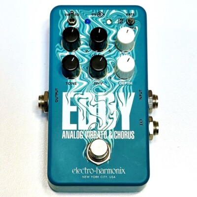 Electro-Harmonix (EHX) Eddy Analog Vibrato & Chorus Guitar Effects Pedal