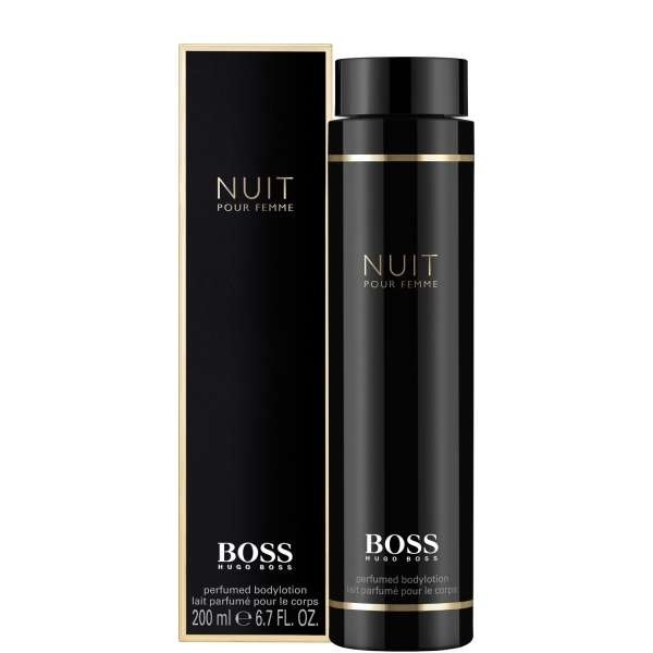 Hugo Boss Nuit Pour Femme Body Lotion Creme 200ml / 6.7fl oz Black