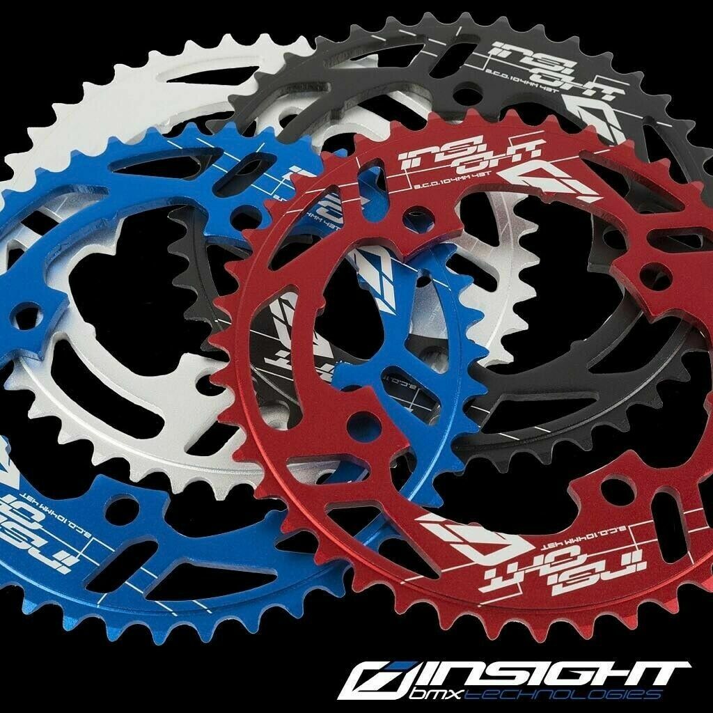 INSIGHT BMX 104 4 BOLT 3/32 CHAINRING 35T RED | eBay