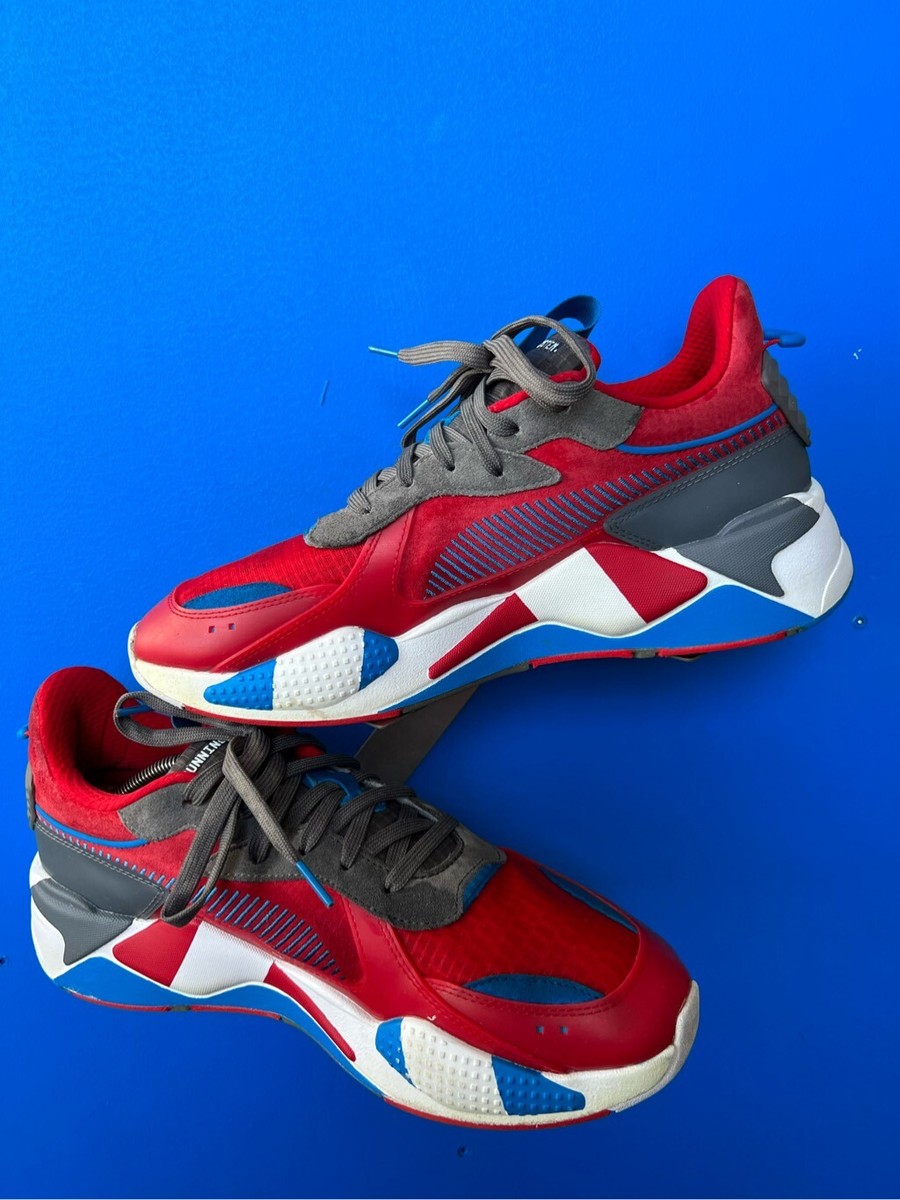 Puma Rs x Retro Red Steel Gray Indigo Sneakers Running Shoes 371511-01 Size 11.5 NNew Puma RS-X Retro Men main image 2