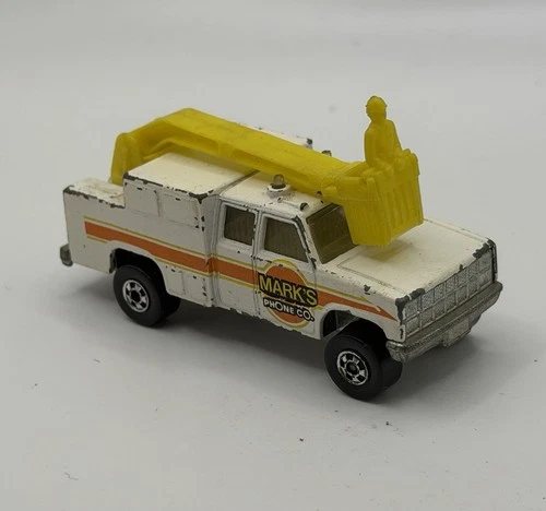 1983 Hot Wheels Phone Truck Mark's Phone Co. Vintage Die Cast Utility City