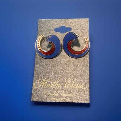 Laurel Burch Gold Tone Celine Earrings
