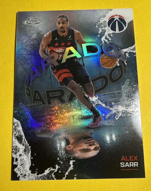 2025-26 Topps Chrome Update ALEX SARR Wizards Insert PARADOX SSP Case Hit