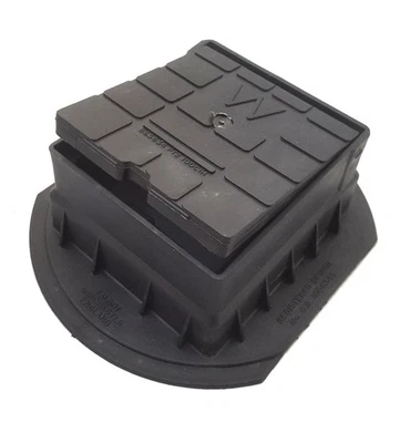 TALBOT Push Fit surface box - water (black) 1202 - FREE Next-Day Delivery